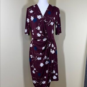 chinese dress ladies Banana Republic Pauline Linen Midi Dress Dark Brown
